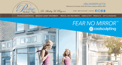 Desktop Screenshot of prestigemedicalspa.com